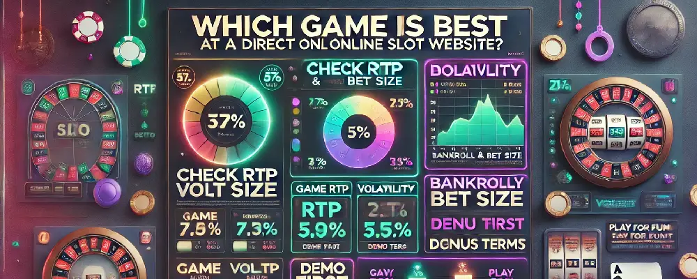 สล็อตเว็บตรง เล่นเกมไหนดี
